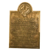 Commemorative Brass Plaque Plate CBP14